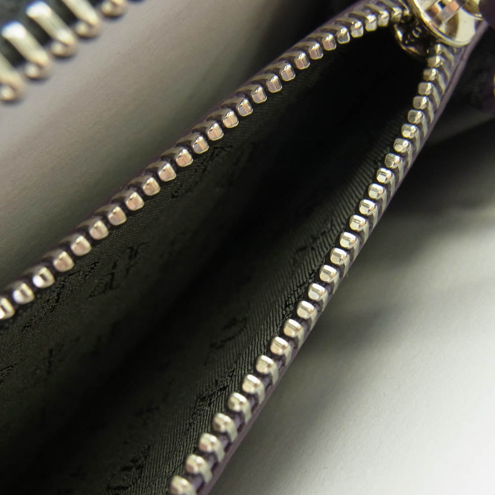 Ettinger エッティンガー 英国製 ROUND ZIP PURSE 牛革 カーフレザー ラウンドジップ パース 長財布 ウォレット ブラック系【新古品】【未使用】【中古】