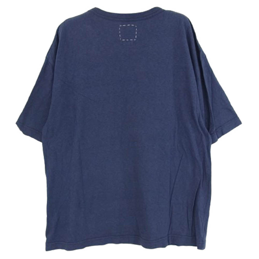 VISVIM ビズビム 22SS 0122105010026 22SS JUMBO TEE ジャンボ 半袖 Tシャツ カットソー ネイビー系 2【中古】