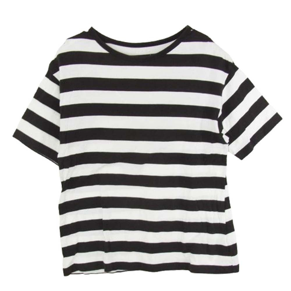 VISVIM ビズビム 0122205010022 JUMBO XX BORDER TEE ジャンボ ボーダー 半袖 Tシャツ カットソー ブラック系 2【中古】