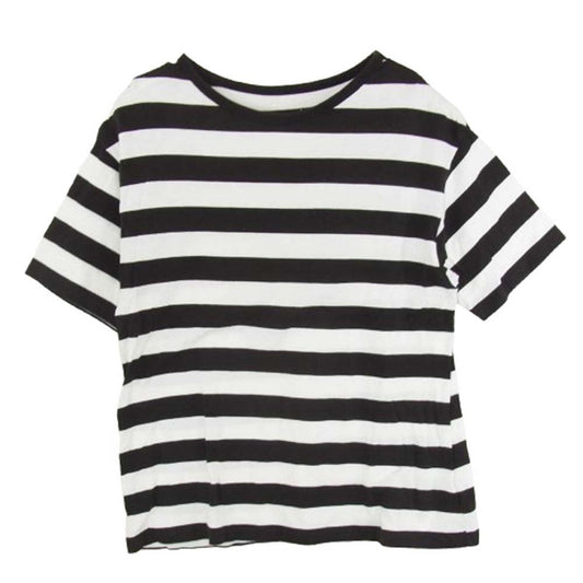 VISVIM ビズビム 0122205010022 JUMBO XX BORDER TEE ジャンボ ボーダー 半袖 Tシャツ カットソー ブラック系 2【中古】