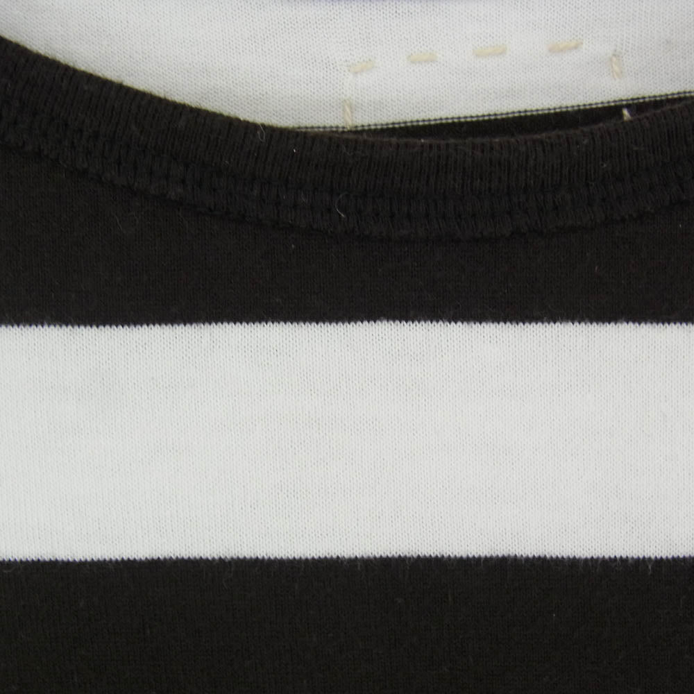 VISVIM ビズビム 0122205010022 JUMBO XX BORDER TEE ジャンボ ボーダー 半袖 Tシャツ カットソー ブラック系 2【中古】