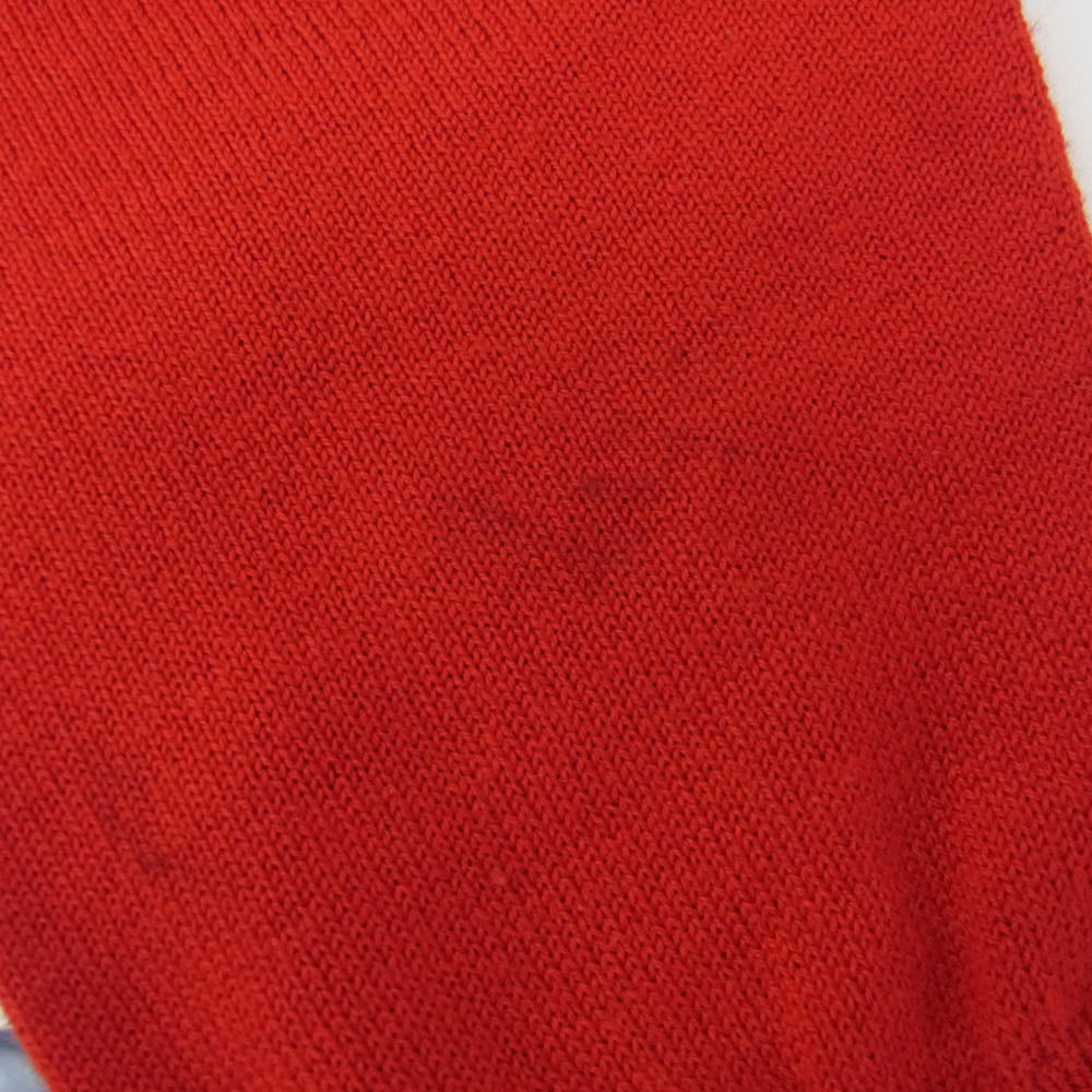 BURBERRY バーバリー BFT50-110-16 GOLF 刺繍 ロゴ Vネック セーター レッド系 M【中古】