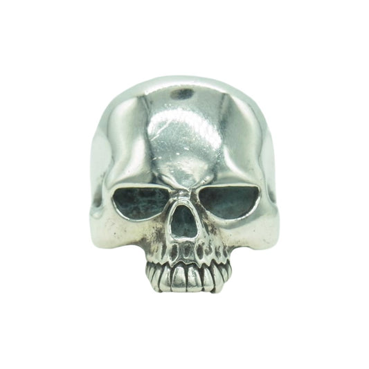 CRAZY PIG クレイジーピッグ ギャランティーカード付属 EVIL SKULL エビルスカル リング シルバー系 20号【中古】