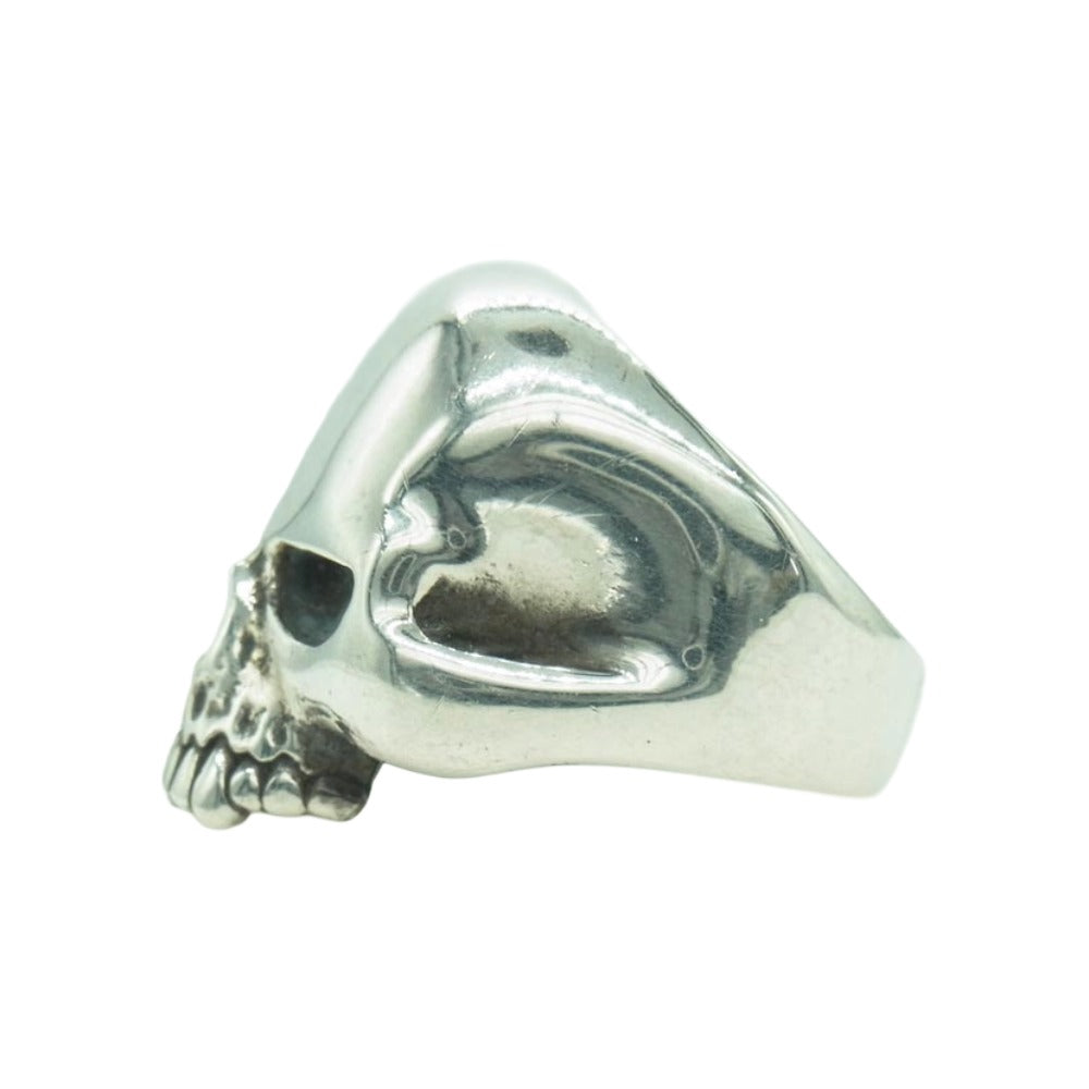 CRAZY PIG クレイジーピッグ ギャランティーカード付属 EVIL SKULL エビルスカル リング シルバー系 20号【中古】