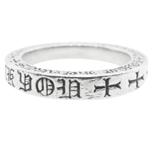 CHROME HEARTS クロムハーツ（原本無） SPACER 3ｍｍ FUCK YOU ファックユー スペーサーリング シルバー系 17.5号【中古】