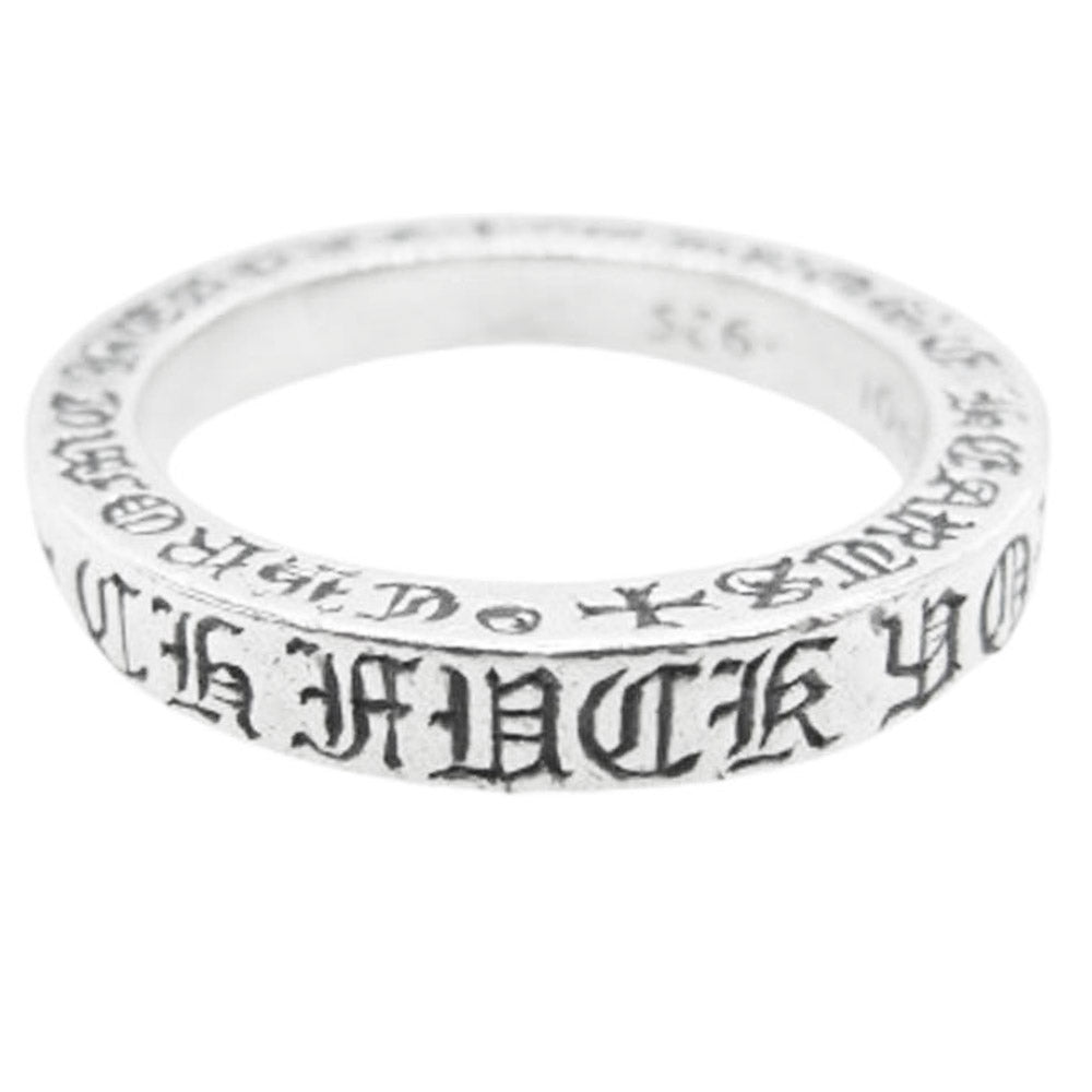 CHROME HEARTS クロムハーツ（原本無） SPACER 3ｍｍ FUCK YOU ファックユー スペーサーリング シルバー系 17.5号【中古】