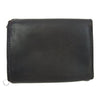 CHROME HEARTS クロムハーツ（原本無） 3 FOLD 3フォールド クロスボール コンパクト レザー ウォレット 財布 ブラック系【中古】