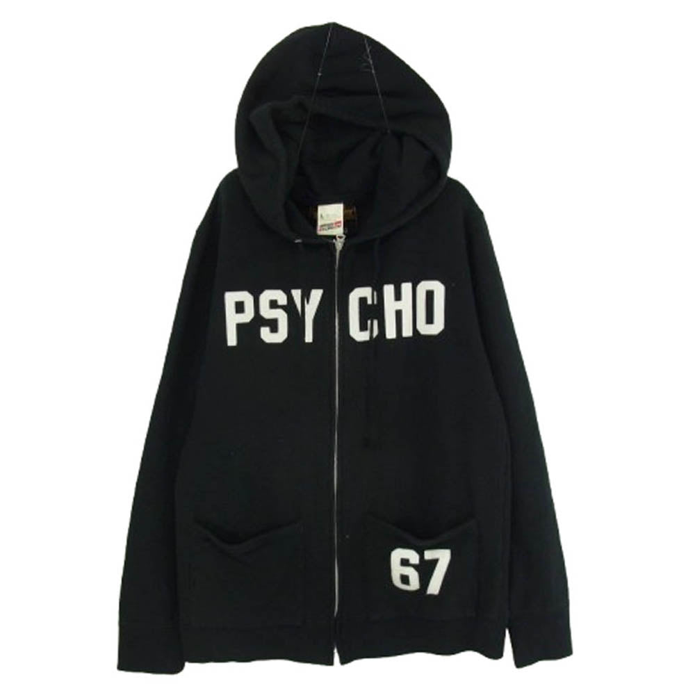 NEIGHBORHOOD ネイバーフッド 102OCBDN-CSM01S BUNKER STUD PSYCHO サイコ フルジップ パーカー フーディー ブラック系 L【中古】