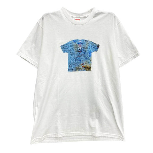 Supreme シュプリーム 24SS 30th Anniversary First Tee 30周年記念 Tシャツ ホワイト系 L【中古】