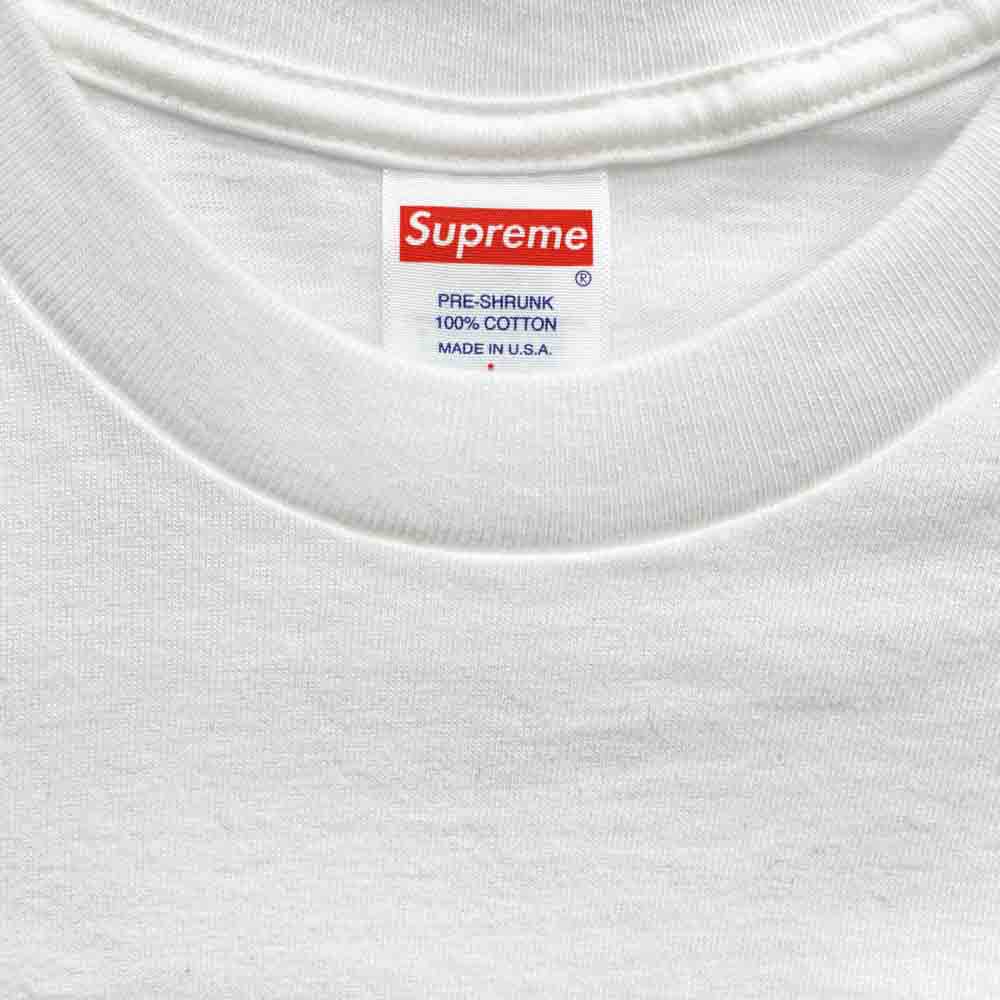 Supreme シュプリーム 24SS 30th Anniversary First Tee 30周年記念 Tシャツ ホワイト系 L【中古】