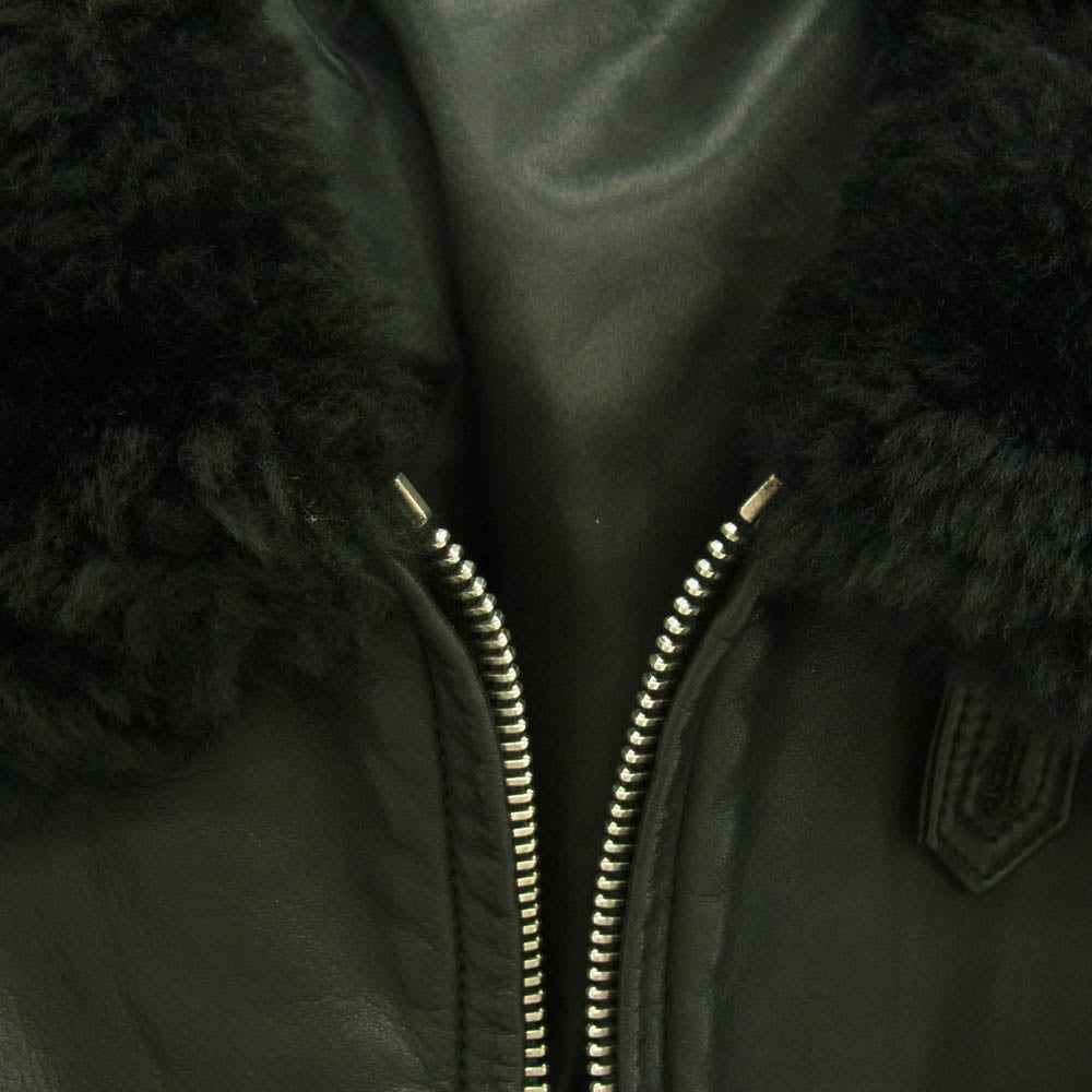 CRIMIE クライミー C0I5-OT01 G-1 レザー フライトジャケット ブラック系【中古】