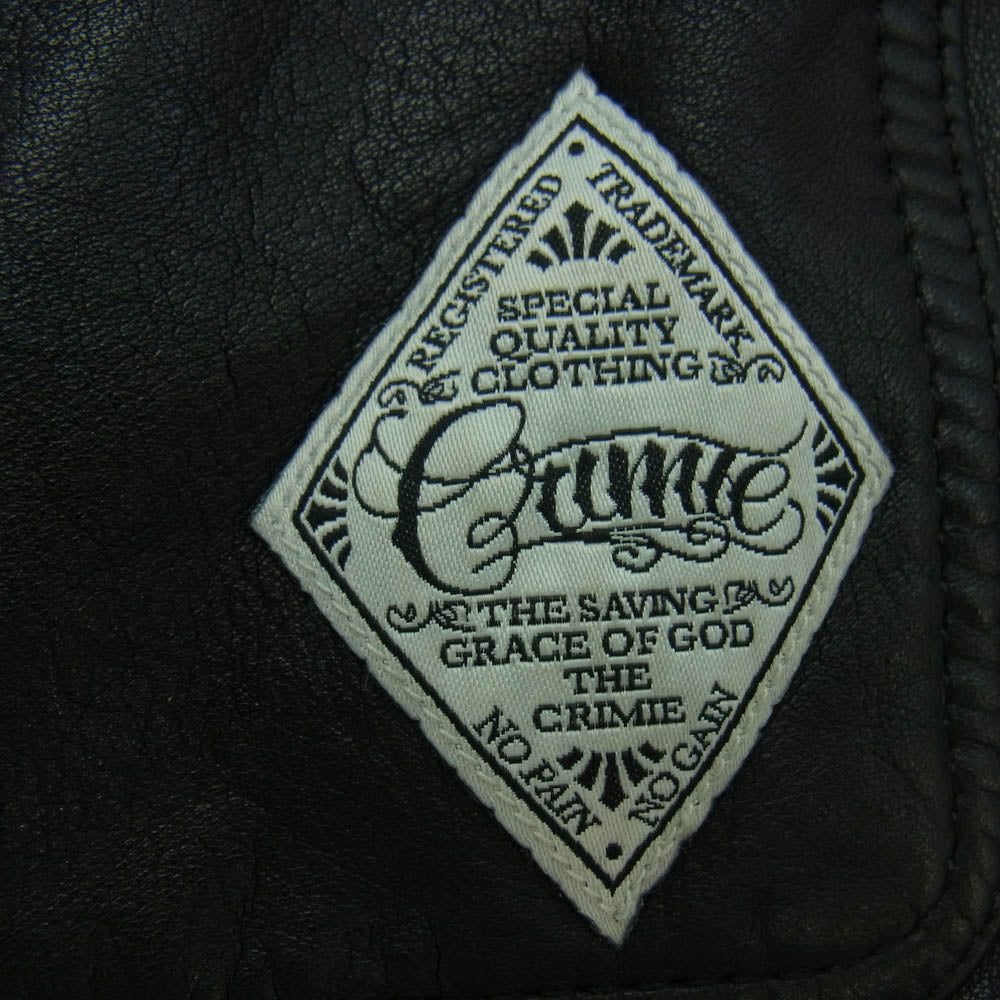 CRIMIE クライミー C0I5-OT01 G-1 レザー フライトジャケット ブラック系【中古】