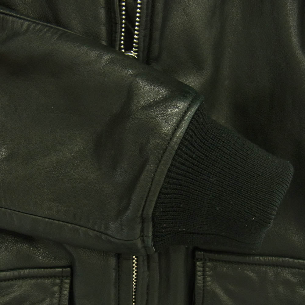 CRIMIE クライミー C0I5-OT01 G-1 レザー フライトジャケット ブラック系【中古】