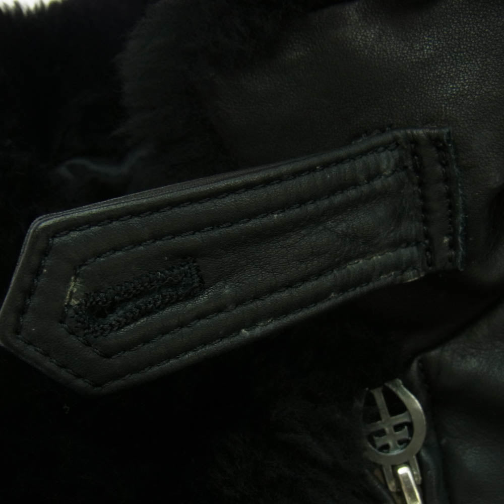 CRIMIE クライミー C0I5-OT01 G-1 レザー フライトジャケット ブラック系【中古】