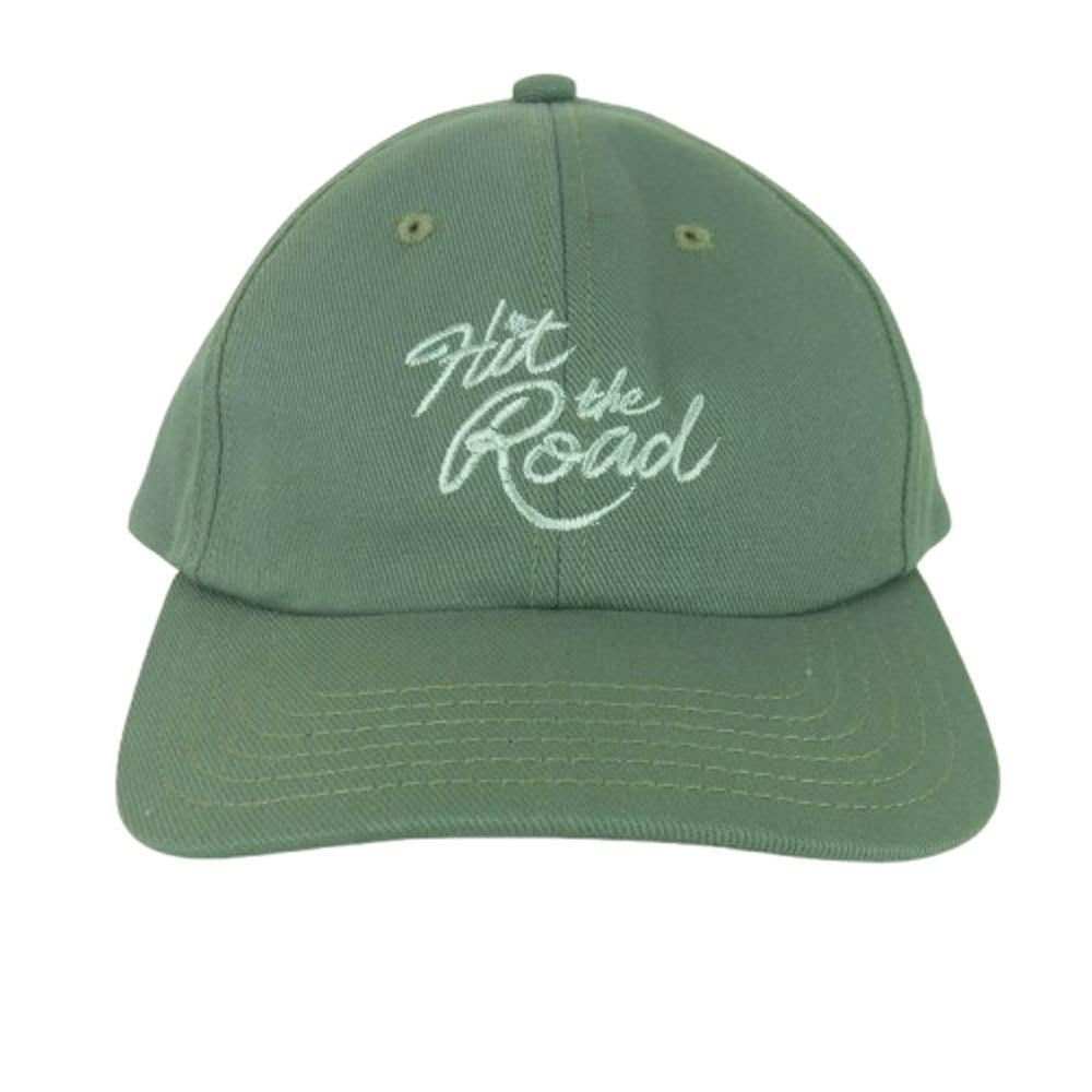 STANDARD CALIFORNIA スタンダードカリフォルニア SD HIT THE ROAD TWILL CAP ヒットザロード刺繍 ツイル キャップ 帽子 グリーン系【美品】【中古】