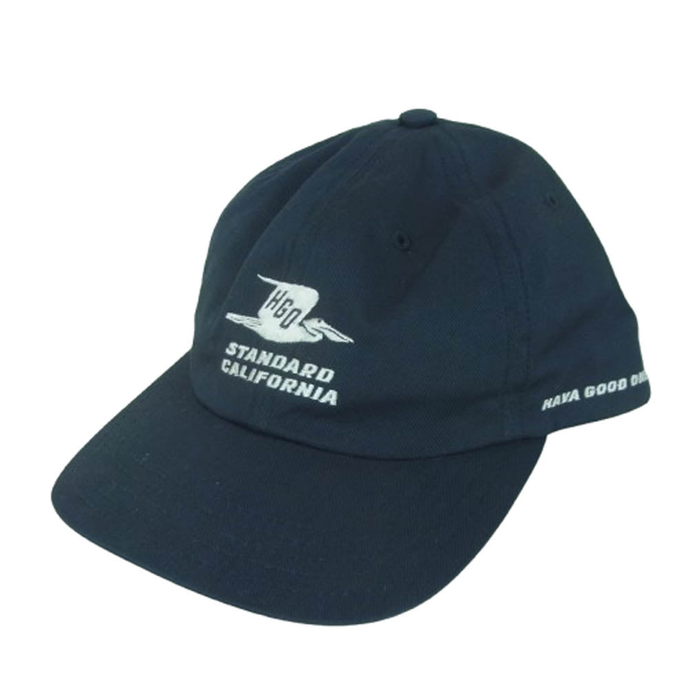 STANDARD CALIFORNIA スタンダードカリフォルニア SD Hava Good One Twill Cap HGO ロゴ刺繍 ツイル キャップ 帽子 ネイビー系【美品】【中古】