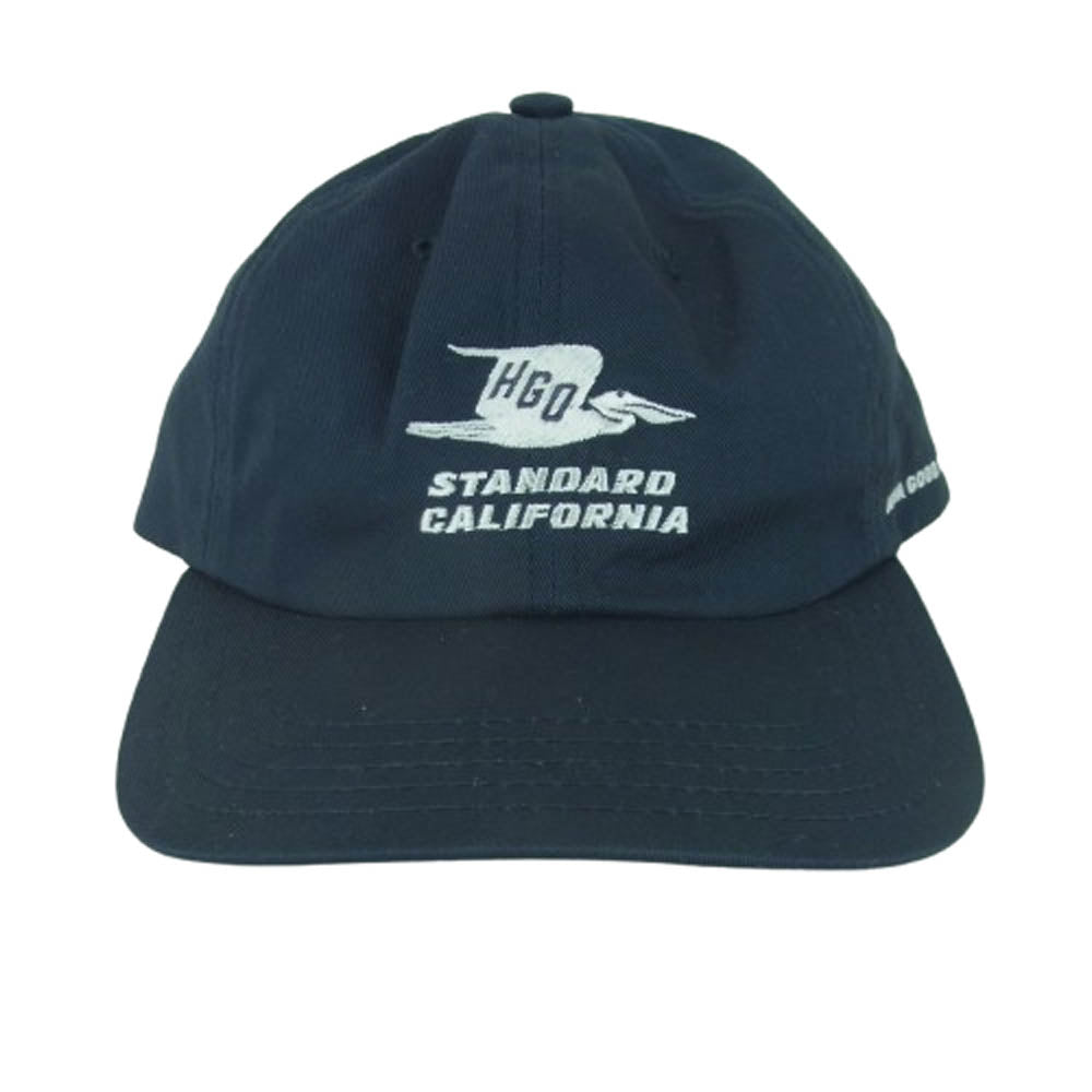 STANDARD CALIFORNIA スタンダードカリフォルニア SD Hava Good One Twill Cap HGO ロゴ刺繍 ツイル キャップ 帽子 ネイビー系【美品】【中古】
