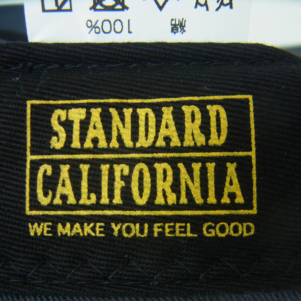 STANDARD CALIFORNIA スタンダードカリフォルニア SD Hava Good One Twill Cap HGO ロゴ刺繍 ツイル キャップ 帽子 ネイビー系【美品】【中古】