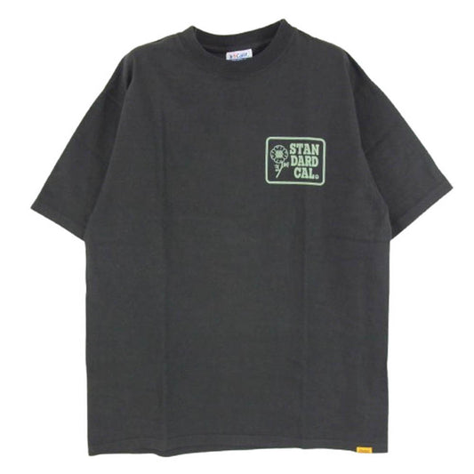 STANDARD CALIFORNIA スタンダードカリフォルニア SD Heavyweight Poppy Logo ヘビーウェイト ポピー ロゴ 半袖 Tシャツ ブラック系 M【美品】【中古】