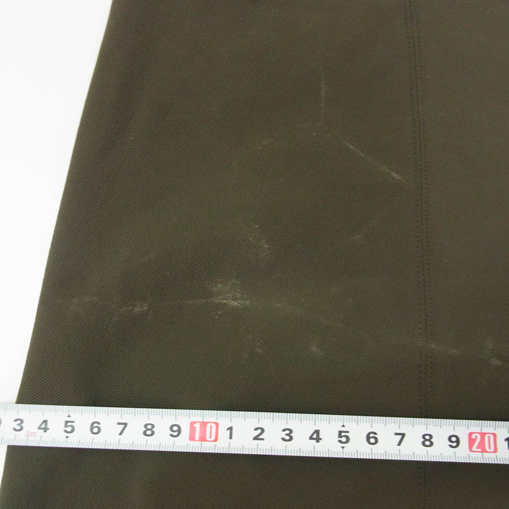 ISSEY MIYAKE イッセイミヤケ IM04FG047 本ライン ナイロン ロングスカート カーキ系 1【中古】