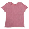 PLEATS PLEASE プリーツプリーズ イッセイミヤケ PP63-JK602 プリーツ加工 フレンチスリーブ カットソー Tシャツ ピンク系 3【中古】