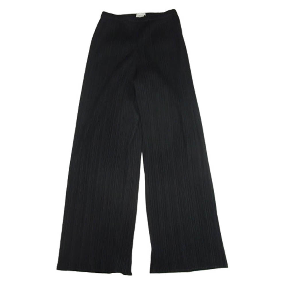 PLEATS PLEASE プリーツプリーズ イッセイミヤケ PP55-JF105 BASICS ベーシック プリーツ加工 ウエストゴム イージー パンツ ブラック系 3【中古】