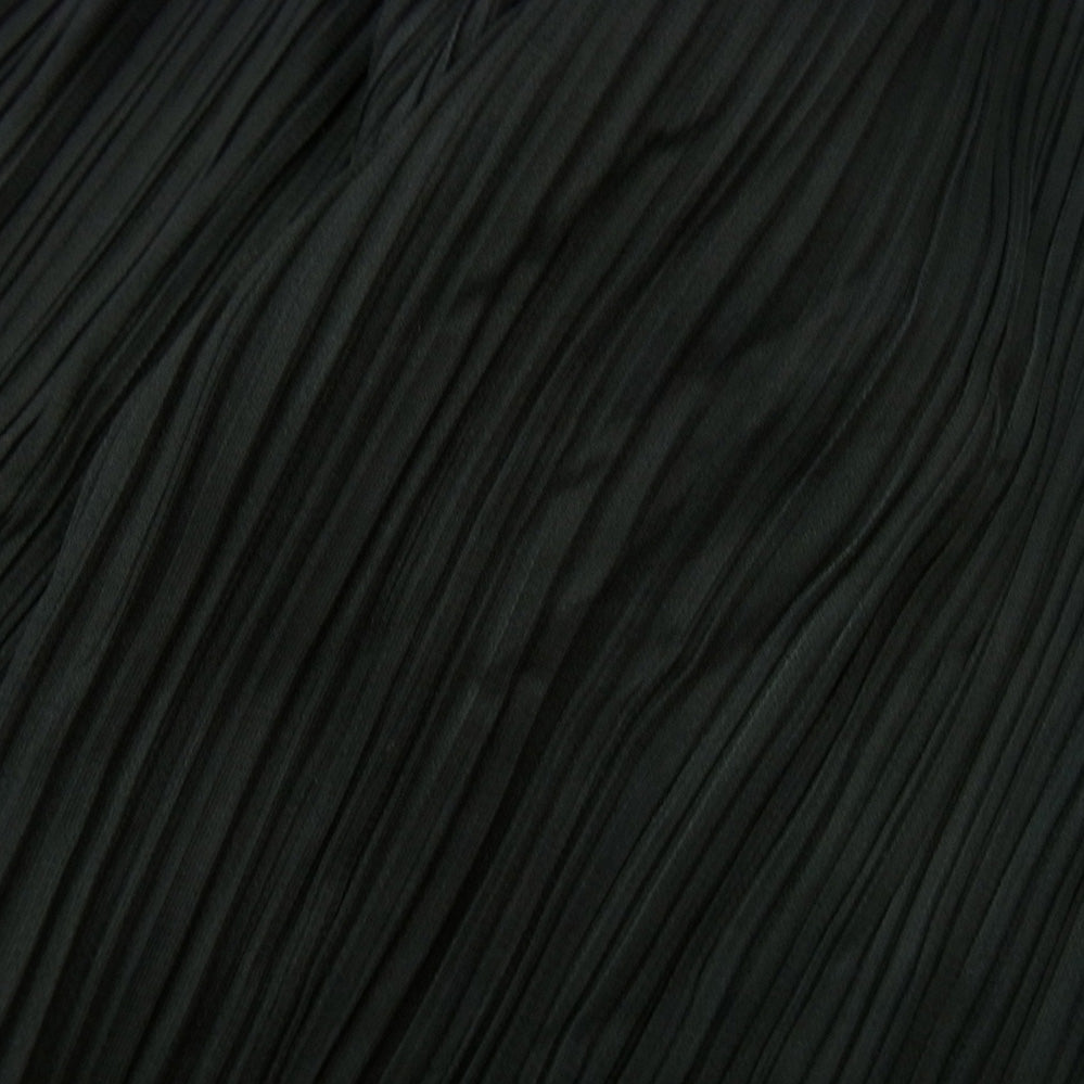 PLEATS PLEASE プリーツプリーズ イッセイミヤケ PP55-JF105 BASICS ベーシック プリーツ加工 ウエストゴム イージー パンツ ブラック系 3【中古】