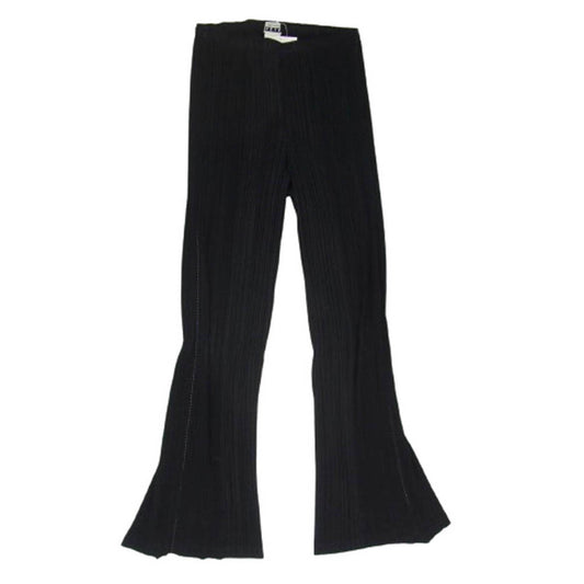ISSEY MIYAKE イッセイミヤケ IF62FF201 FETTE プリーツ加工 フレア イージー パンツ ブラック系 2【中古】