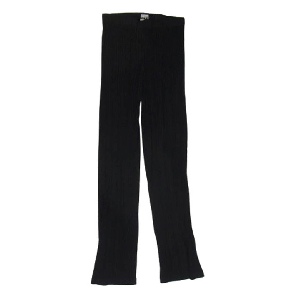 ISSEY MIYAKE イッセイミヤケ IF72FF207 FETTE プリーツ加工 イージー パンツ ブラック系 2【中古】