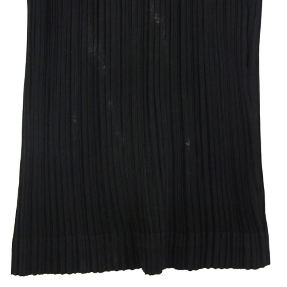 ISSEY MIYAKE イッセイミヤケ IF72FF207 FETTE プリーツ加工 イージー パンツ ブラック系 2【中古】