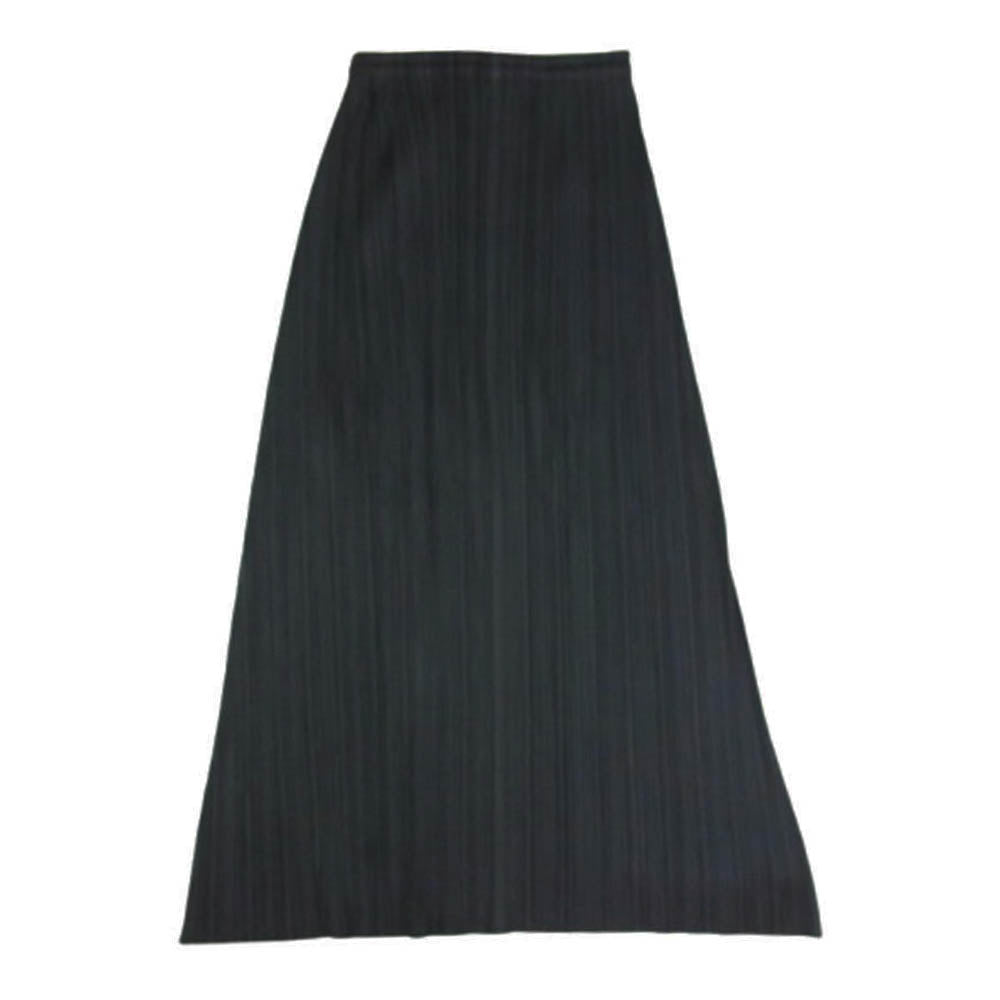 PLEATS PLEASE プリーツプリーズ イッセイミヤケ PP02-JG210 プリーツ加工 ロング スカート グリーン系 3【中古】