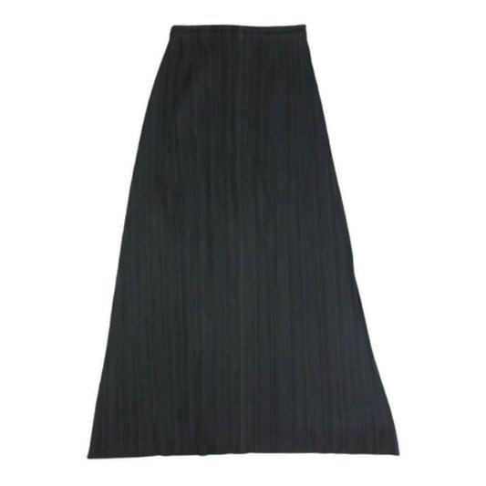 PLEATS PLEASE プリーツプリーズ イッセイミヤケ PP02-JG210 プリーツ加工 ロング スカート グリーン系 3【中古】