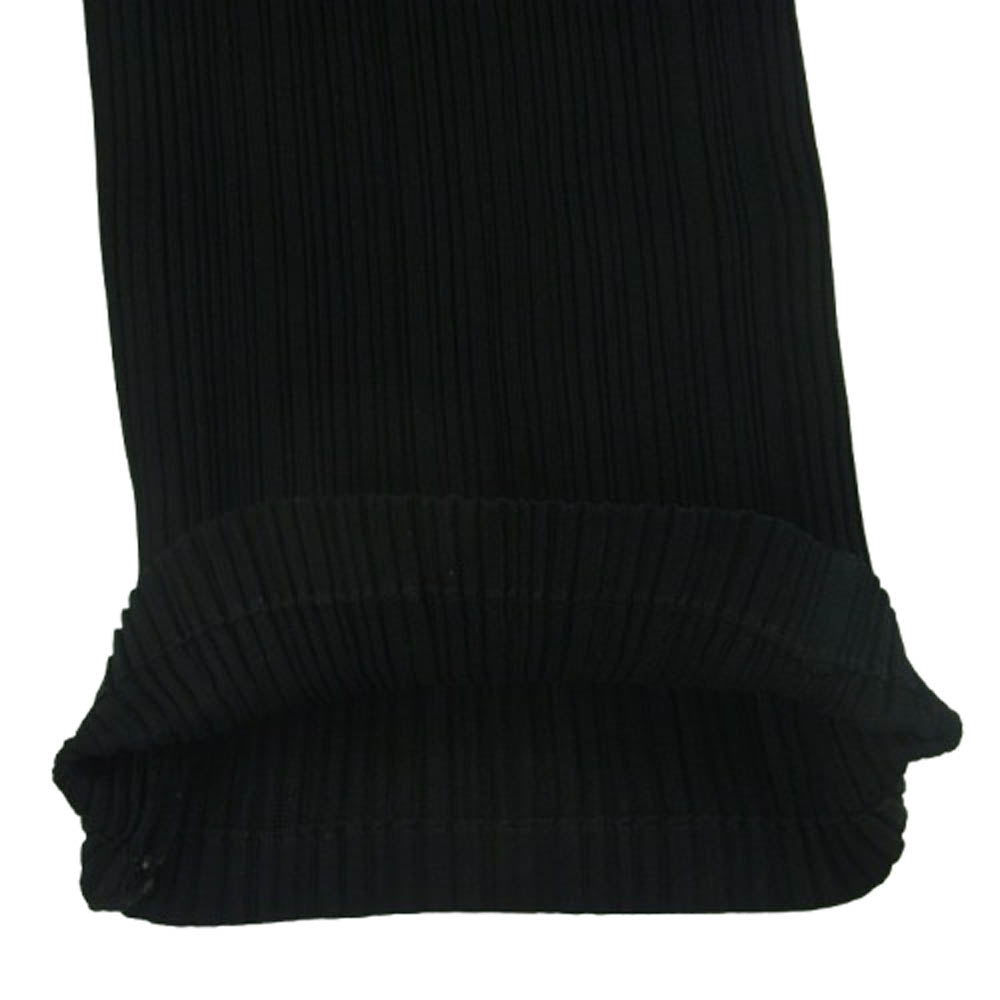 ISSEY MIYAKE イッセイミヤケ IF44FF711 FETTE プリーツ加工 厚手素材 イージー パンツ レディース ブラック系 02【中古】