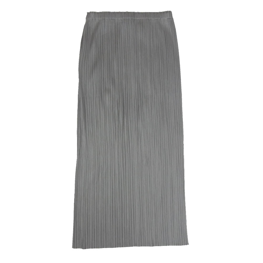 PLEATS PLEASE プリーツプリーズ イッセイミヤケ PP55-JG112 プリーツ加工 ロング スカート グレー系 2【中古】
