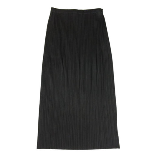 PLEATS PLEASE プリーツプリーズ イッセイミヤケ PP55-JG112 プリーツ加工 ロング スカート ブラック系 3【中古】