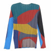 PLEATS PLEASE プリーツプリーズ イッセイミヤケ 18AW PP83-JK701 プリーツ加工 マルチカラー 長袖 Tシャツ カットソー マルチカラー系 3【中古】