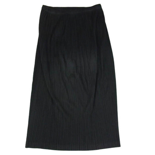 PLEATS PLEASE プリーツプリーズ イッセイミヤケ PP01-JG425 プリーツ加工 ロング スカート ブラック系 5【中古】