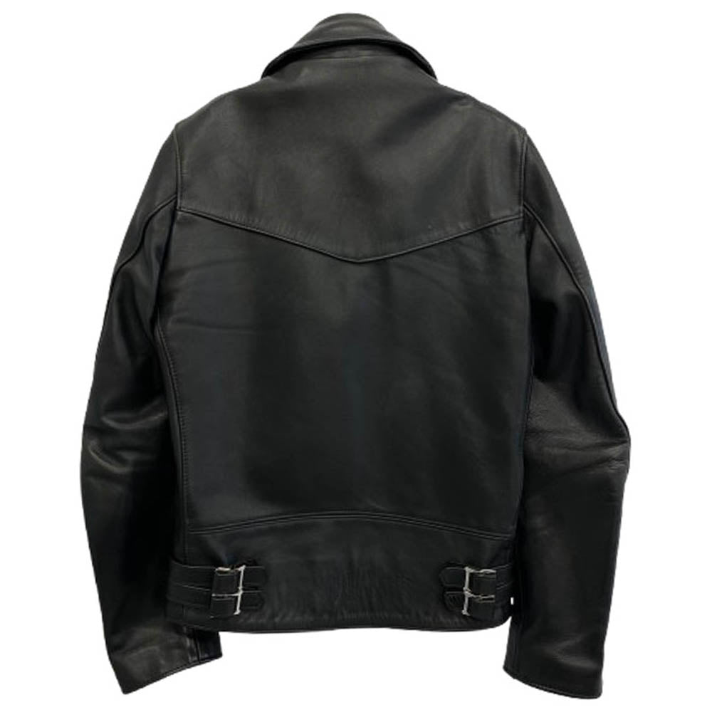 HYSTERIC GLAMOUR ヒステリックグラマー 0253LB05 × Lewis Leathers Ramones LIGHTNING ルイスレザー ラモーンズ ライトニング レザー ライダース ジャケット ブラック系 S【中古】