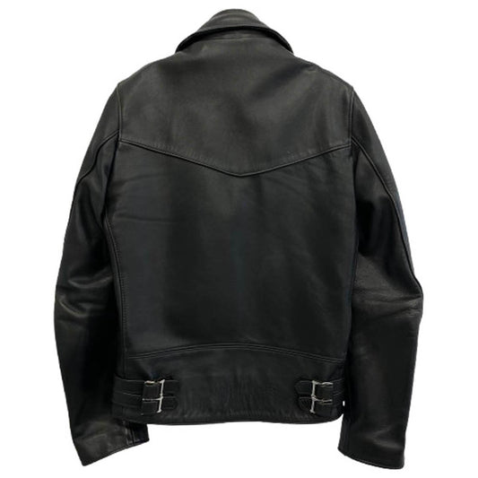 HYSTERIC GLAMOUR ヒステリックグラマー 0253LB05 × Lewis Leathers Ramones LIGHTNING ルイスレザー ラモーンズ ライトニング レザー ライダース ジャケット ブラック系 S【中古】