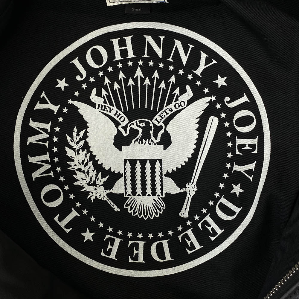 HYSTERIC GLAMOUR ヒステリックグラマー 0253LB05 × Lewis Leathers Ramones LIGHTNING ルイスレザー ラモーンズ ライトニング レザー ライダース ジャケット ブラック系 S【中古】