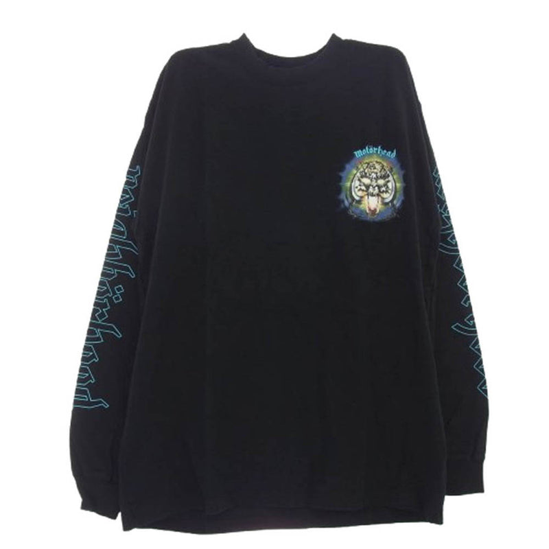 NEIGHBORHOOD ネイバーフッド 20AW 202PCMHN-LT01S × Motor Head モーターヘッド プリント ロングスリーブカットソー 長袖Tシャツ ブラック系 L【新古品】【未使用】【中古】