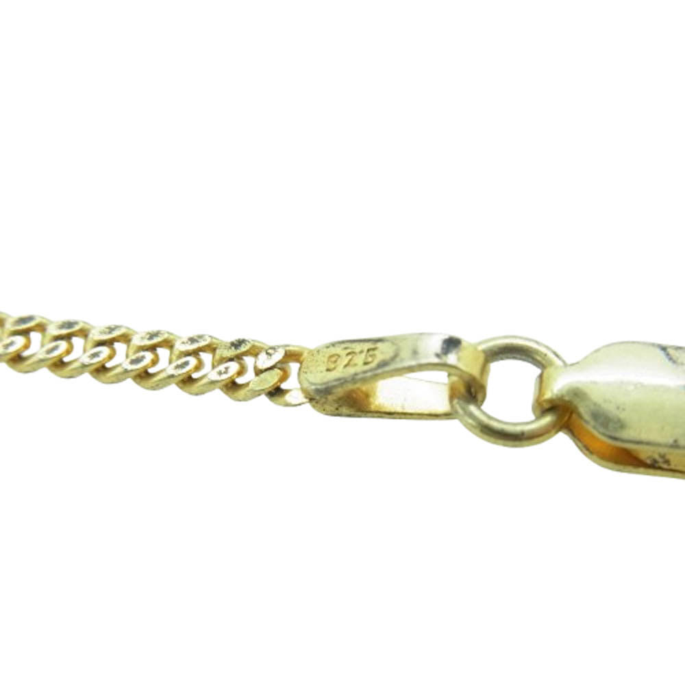 WACKO MARIA ワコマリア COIN NECKLACE コイン ネックレス シルバー925 ゴールドコーティング ゴールド系 60cm【中古】