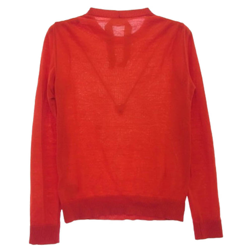 ヌメロヴェントゥーノ フローラル ニット セーター レッド系 38【中古】