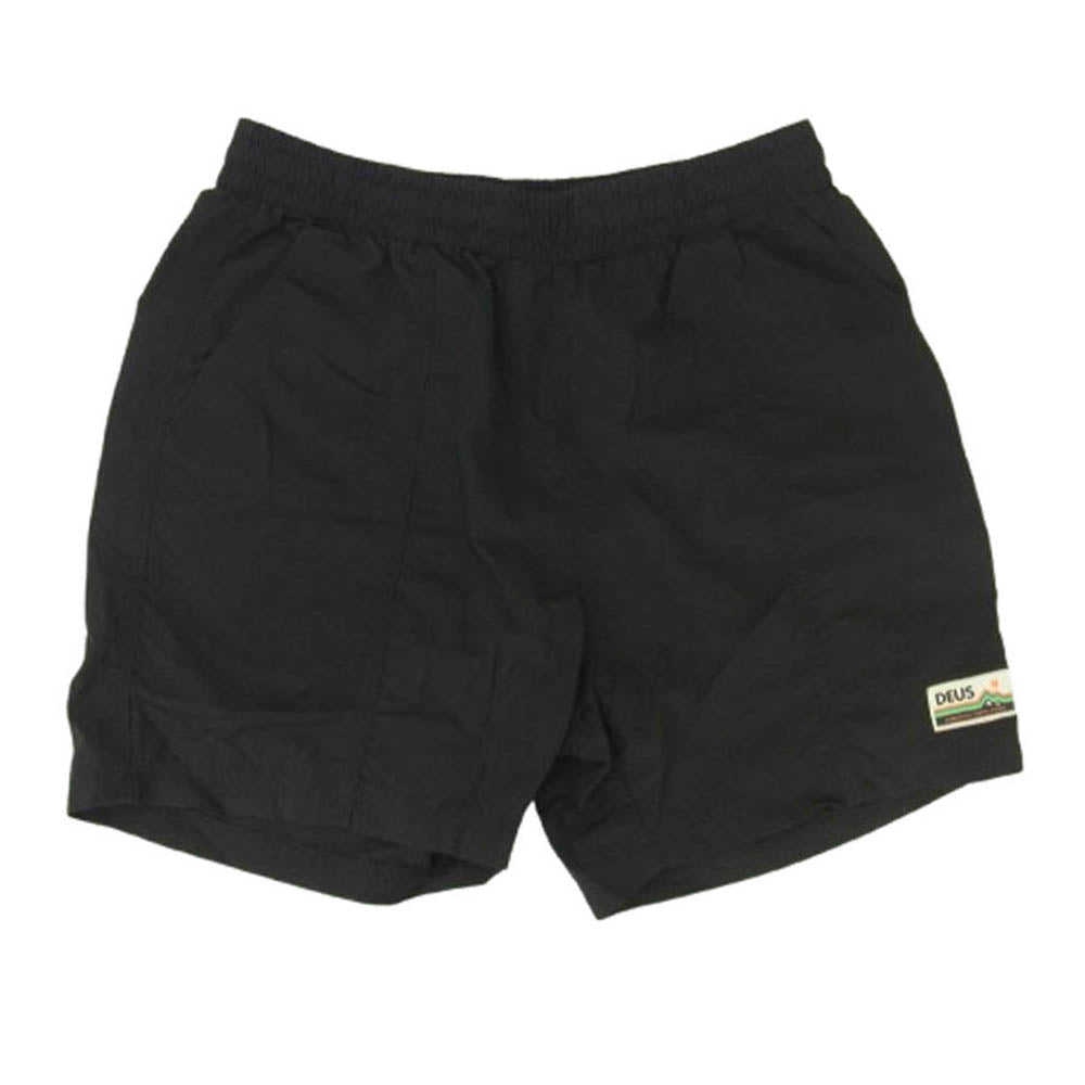デウスエクスマキナ DMS222654A Board Shorts ナイロン ショーツ ハーフ ショート パンツ ブラック系 M【中古】