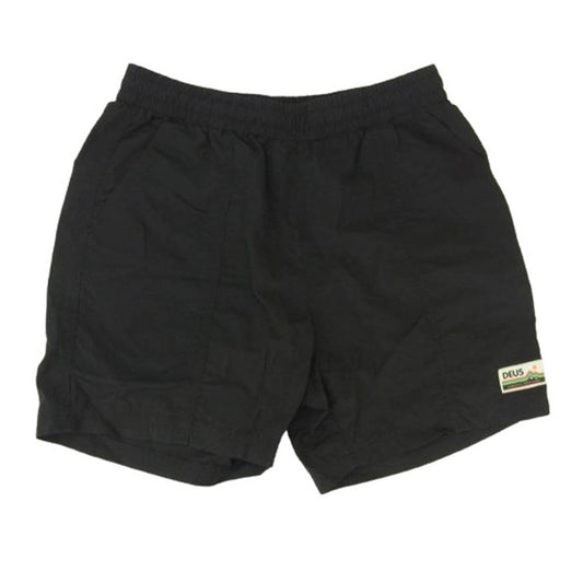 デウスエクスマキナ DMS222654A Board Shorts ナイロン ショーツ ハーフ ショート パンツ ブラック系 M【中古】