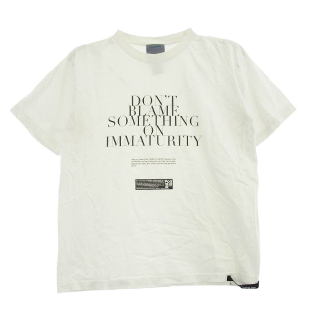 ポリクアント プリント 半袖 Tシャツ カットソー ホワイト系 3【中古】