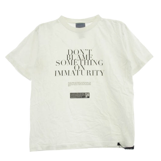 ポリクアント プリント 半袖 Tシャツ カットソー ホワイト系 3【中古】