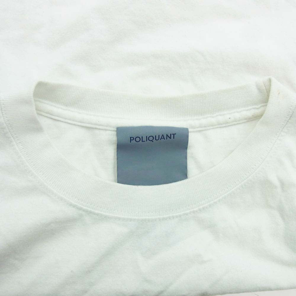 ポリクアント プリント 半袖 Tシャツ カットソー ホワイト系 3【中古】