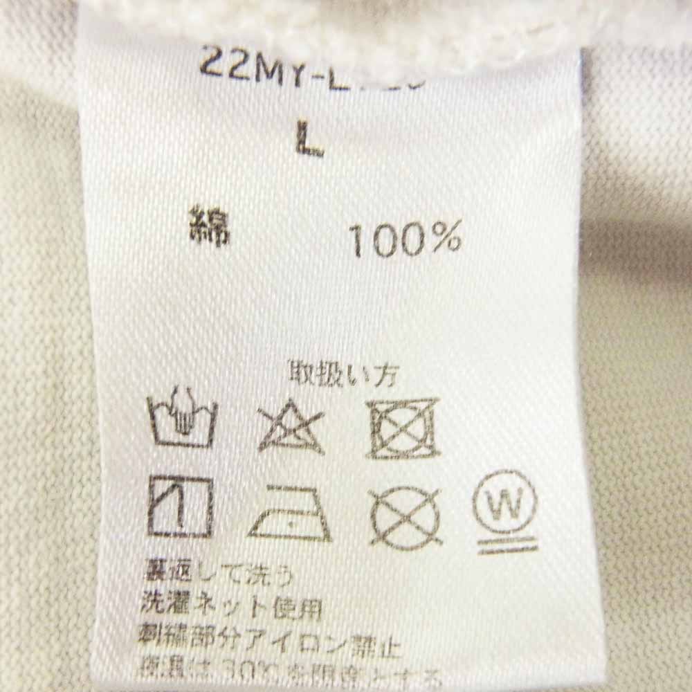 メイヨー 22MY-LT25 エンブロイダリー 刺繍 ロングスリーブ 長袖 Tシャツ ロンT ホワイト系 L【中古】