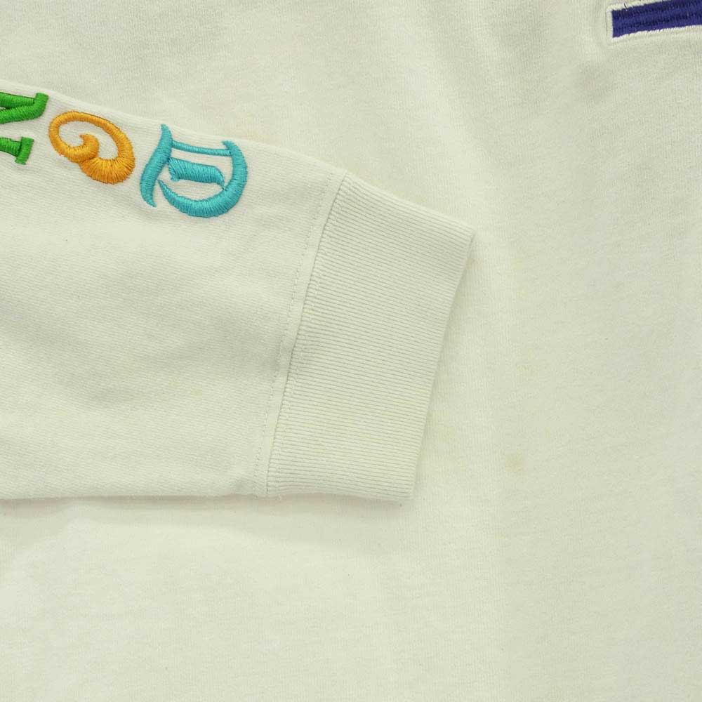 メイヨー 22MY-LT25 エンブロイダリー 刺繍 ロングスリーブ 長袖 Tシャツ ロンT ホワイト系 L【中古】